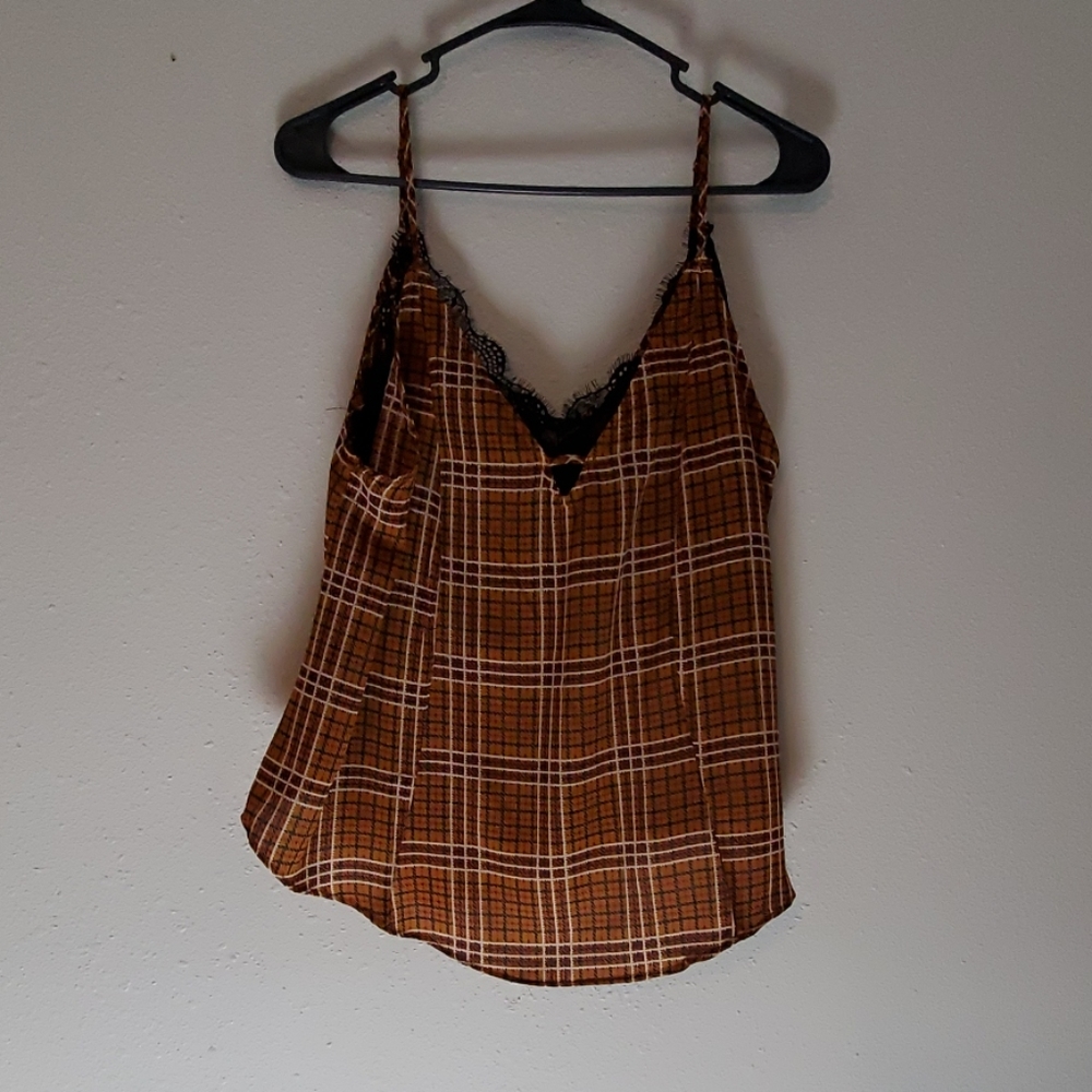 Boutique Plaid Top